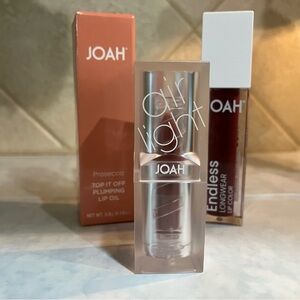 JOAH Three Piece Lip Color/Plumping Lip Oil/Air Light